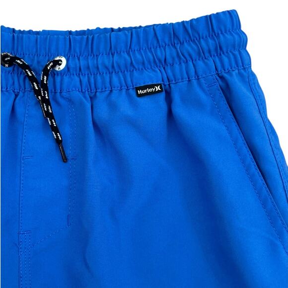HURLEY Boys Blue Pull On Shorts Large 10/12 - Picture 3 of 5